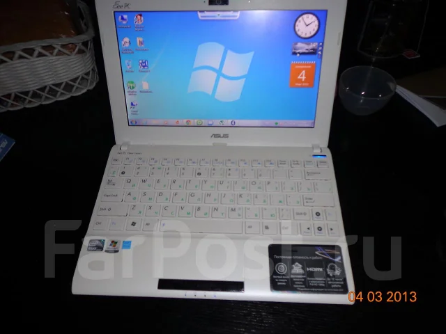 ASUS Eee PC 1025CE. 1,8����, ��� 2048 ��, ���� 320���, WiFi: 1, Bluetooth: 1, ����������� �� 12��. ����