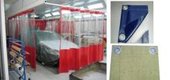 Шторы гаражные, цеховые, пологи из брезента и ПВХ, автотенты