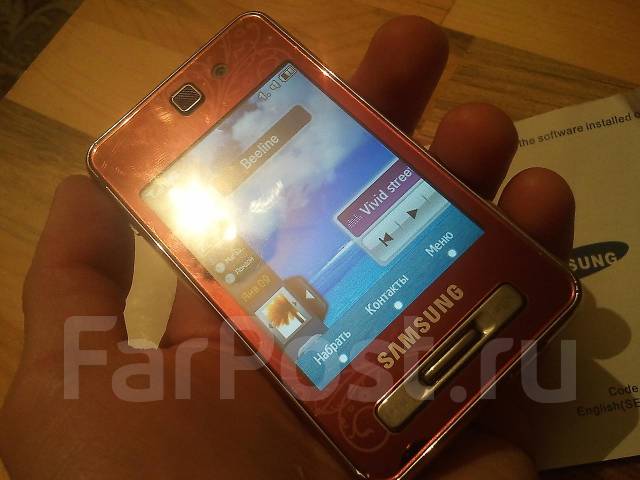 Инструкция samsung sgh f480 3g