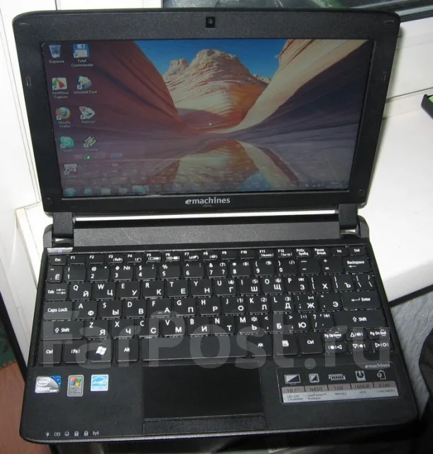 eMachines 350-21G25ikk. 1,6����, ��� 1024 ��, ���� 32���, ����������� �� 3��. ����