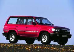 Ветровик на дверь. Toyota Land Cruiser, FZJ80