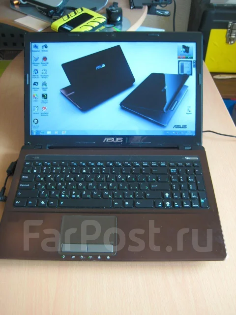 ASUS K53E. 2,3����, ��� 4 ��, ���� 500���, WiFi: 1, Bluetooth: 1 ����