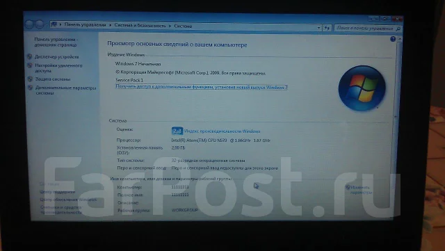 ASUS Eee PC 1011PX. 160����, ��� 256 �� � ������, ���� 320���, WiFi: 1, Bluetooth: 1, ����������� �� 4��. ����