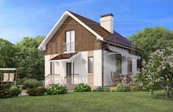 Проект дома из СИП-панелей Оптима. 100-200 кв. м., 2 этажа