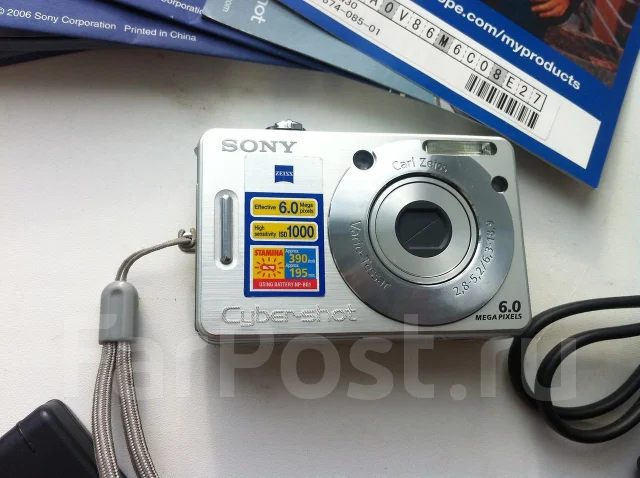 Sony Cyber-shot DSC-W50. 6 - 6.9 ��, ���: 3� ����