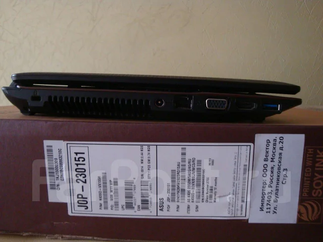 ASUS K43SD. 2,3����, ��� 2048 ��, ���� 500���, WiFi: 1, Bluetooth: 1, ����������� �� 3��. ����