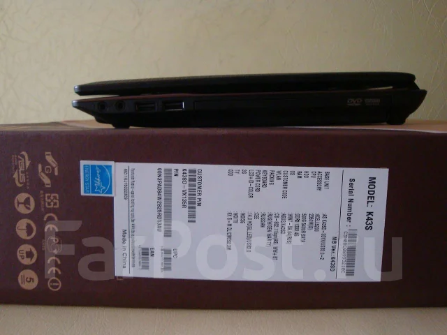 ASUS K43SD. 2,3����, ��� 2048 ��, ���� 500���, WiFi: 1, Bluetooth: 1, ����������� �� 3��. ����