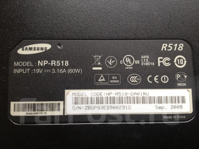 Samsung R518. ��� 1024 ��, ���� 160��� ����