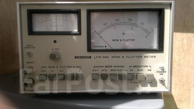 LFM-39A Wow & Flutter Meter アンプ LFM-39A Wow & Flutter Meter