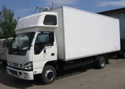 Isuzu NPR. Автофургон 75 с надкабинным спальником, 4 000 куб. см., 3 900 кг.