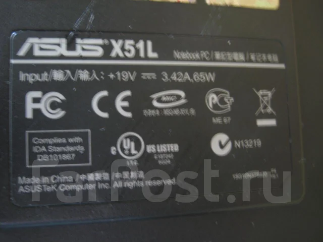 ASUS X51L. 1,8����, ��� 2048 ��, ���� 160���, WiFi: 1 ����