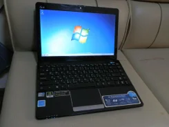 ASUS Eee PC 1215N. 1,8����, ��� 4 ��, ���� 250���, WiFi, Bluetooth, ����������� �� 4��. ����