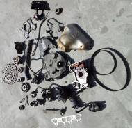 Крышка ремня ГРМ. Honda Odyssey Honda Odissey Двигатель F23A