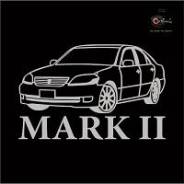 Наклейка. Toyota Mark II