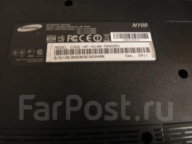 Samsung N100. 1,3����, ��� 1024 ��, ���� 320���, WiFi: 1 ����