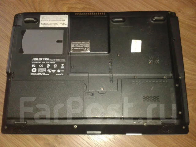 ASUS X50V. 2����, ��� 1024 ��, WiFi: 1, Bluetooth: 1 ����