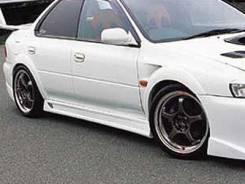 Порог пластиковый. Subaru Impreza WRX STI, GC8