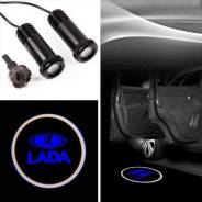 Лазерная проекция логотипа в двери авто Mazda