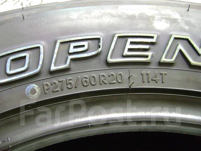 Toyo Open Country A/T, 275/60 R20, 20", 1 шт, 275 мм, 60 %, радиальный ...