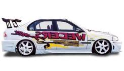 Порог пластиковый. Honda Civic