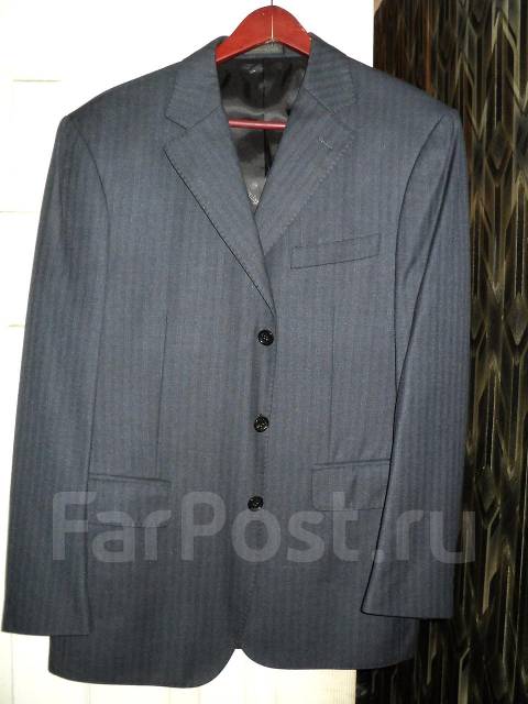 Продам костюм (пиджак и брюки), размер: 48, 1,0 см, 1,0 см, 1,0 см, б/у ...