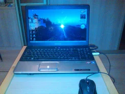 Compaq Presario. 15.6", 2,0 ���, ��� 3072 ��, ���� 160 ��, WiFi, Bluetooth, ����������� �� 5 �.