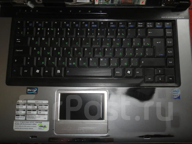 ASUS X50SL. 2,2����, ��� 3072 ��, ���� 250���, WiFi: 1, Bluetooth: 1, ����������� �� 2��. ����