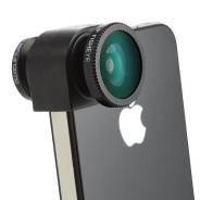 Объективы для iPhone (3 в 1: фишай, ширик, макро)