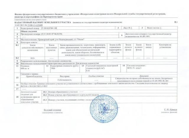 Примеры расчета кадастровой стоимости земельного участка