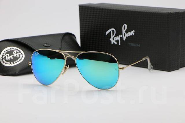 Рейбаны очки фото Очки ray ban aviator зеркальные, для всех, новый. Цена: 1 200 ₽ во Владивостоке