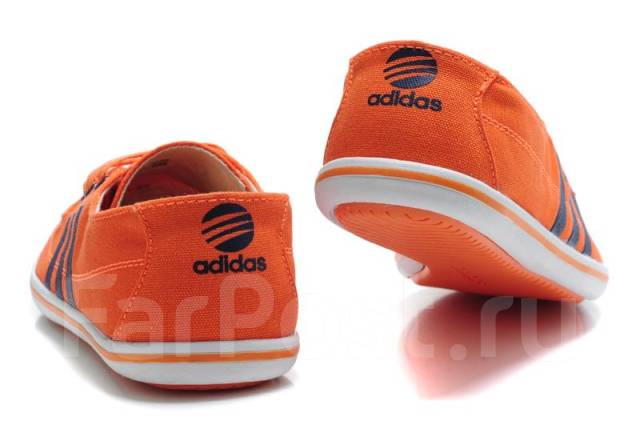 Adidas neo schuhe sales orange