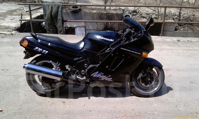 Kawasaki Ninja ZX-11, 1992, 1 100 куб. см. 4х тактный, пробег по