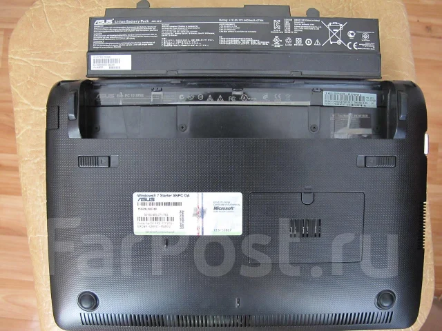 Asus Eee PC 1015PE. 10.1", 1,6����, ��� 1024 ��, ���� 250���, WiFi: 1, ����������� �� 10��. ����