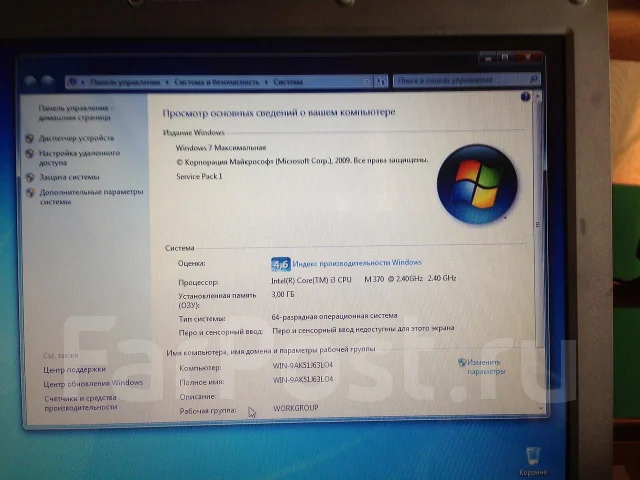 Samsung R440. 2,4����, ��� 3072 ��, ���� 320���, WiFi: 1, Bluetooth: 1 ����