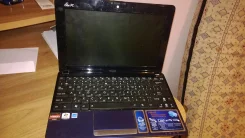 ASUS Eee PC 1015B. 1,2����, ��� 2048 ��, ���� 320���, WiFi, Bluetooth, ����������� �� 8��.
