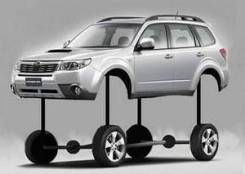 Подъём авто на проставки. Район Бама!
