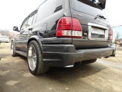 Накладка на бампер. Toyota Land Cruiser, J100, UZJ100, UZJ100L, UZJ100W Lexus LX470, UZJ100. Под заказ