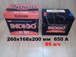 Indigo. 85 А.ч., правое крепление, производство Корея
