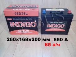 Indigo. 85 А.ч., левое крепление, производство Корея