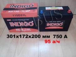 Indigo. 95 А.ч., левое крепление, производство Корея