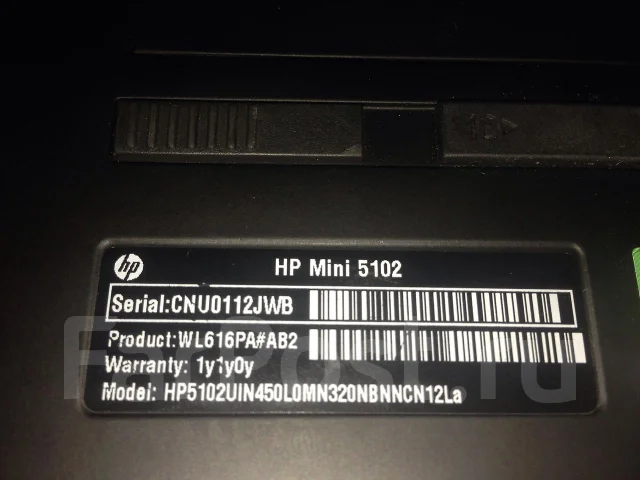 HP Mini 5102. 1,6����, ��� 1024 ��, ���� 320���, WiFi: 1 ����