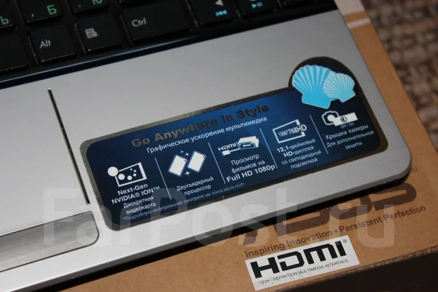 ASUS Eee PC 1215N. 1,8����, ��� 4 ��, WiFi: 1, Bluetooth: 1, ����������� �� 7��. ����
