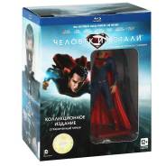 Человек из стали. (Blu-ray + стат. и 3 Колл. карт. )
