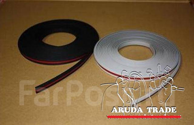 Уплотнительная резинка для обвесов. Черная Узкая (5мм). Отправка по РФ ...