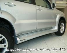 Подножка. Toyota Land Cruiser Prado, RZJ120, GRJ120, TRJ120W, KZJ120, KDJ121, VZJ120, RZJ120W, KDJ120W, KDJ121W, LJ120, VZJ121W, TRJ120, GRJ121, VZJ12...
