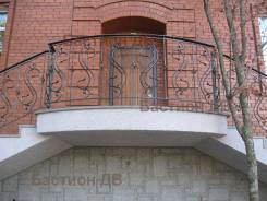 Художественная ковка. Леера, Лестницы, Заборы, др. металлоконструкции.