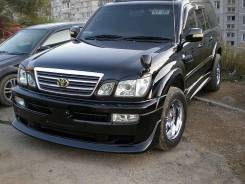 Накладка на бампер. Toyota Land Cruiser, FZJ100, HDJ100, HDJ100L, J100, UZJ100, UZJ100L, UZJ100W