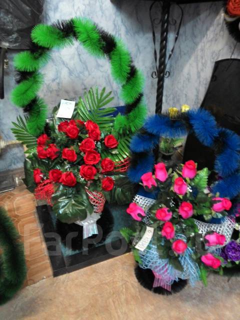 Венок. Ритуальные услуги. Кремация. Похороны. Венки. Фотокерамика во ...