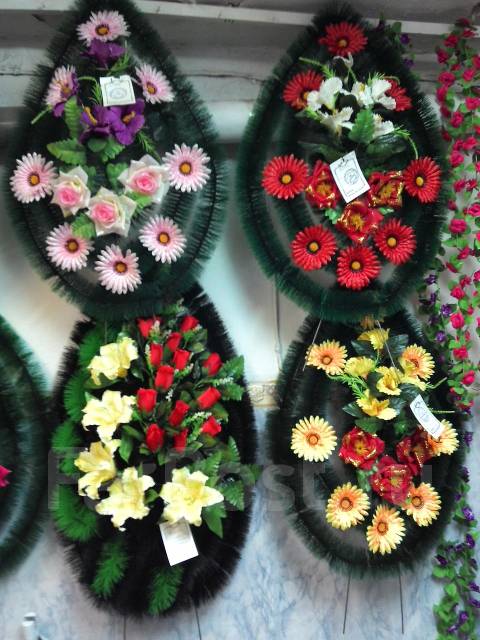 Венок. Ритуальные услуги. Кремация. Похороны. Венки. Фотокерамика во ...