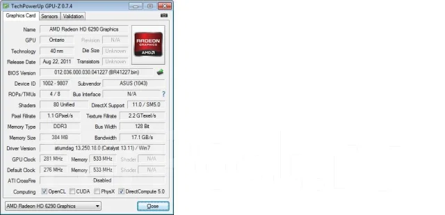 ASUS Eee PC 1015BX. 1,3����, ��� 2048 ��, ���� 320���, WiFi: 1, ����������� �� 5��. ����